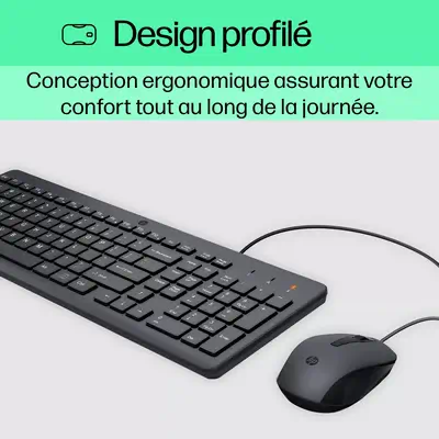 Vente HP 150 Wired Mouse and Keyboard Combination HP au meilleur prix - visuel 8