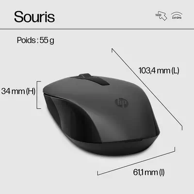 330 Wls Mse and KB Combo FR - HP - Pack Clavier, souris - visuel 10