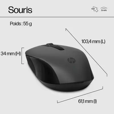 330 Wls Mse and KB Combo FR - HP - Pack Clavier, souris - visuel 8