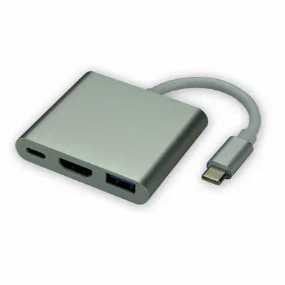 MCL MD1B99CUZZZ3CHUPD station d'accueil USB 3.2 Gen 1 (3.1 Gen 1) Type-C Aluminium - Station d'accueil pour portable - visuel 1