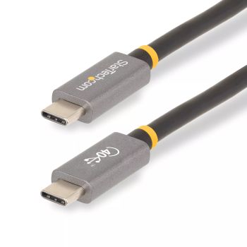Achat StarTech.com Câble USB4 de 1m, Câble USB-C Certifié par l'USB-IF, 40 Gbps, Cordon de Transfert de Données USB Type-C, 100W PD, 8K 60Hz, Compatible avec Thunderbolt 4/3/USB 3.2 (CC1M-40G-USB-CABLE) au meilleur prix