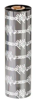 Zebra 2300 Wax ruban thermique 450 m Noir - ZE - Ruban - visuel 1