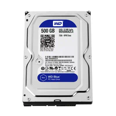 Western Digital Blue disque dur 500 Go 7200 Western Digital - visuel 1 - hello RSE - Silencieux