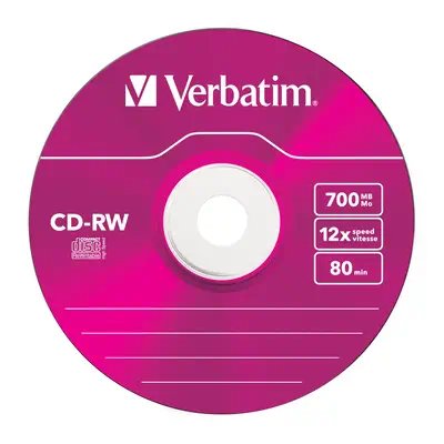 Verbatim CD-RW Colour 12x  - Accessoire Stockage - visuel 4