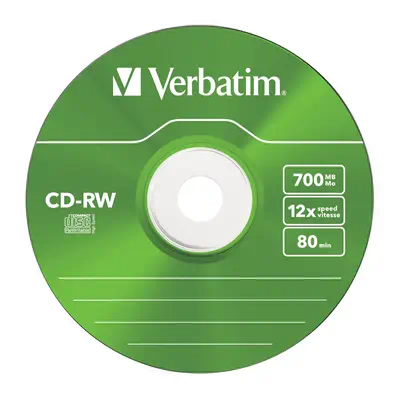 Verbatim CD-RW Colour 12x  - Accessoire Stockage - visuel 6