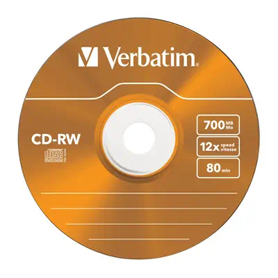 Verbatim CD-RW Colour 12x  - Accessoire Stockage - visuel 5