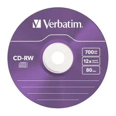 Verbatim CD-RW Colour 12x  - Accessoire Stockage - visuel 3