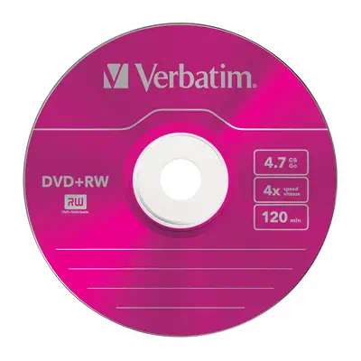 Verbatim DVD+RW Colours 4,7 Go 5 pièce(s) - Accessoire Stockage - visuel 6