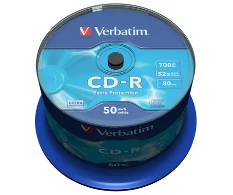 Verbatim CD-R Extra Protection 700 Mo 52x 50 pièce(s) - Accessoire Stockage - visuel 2