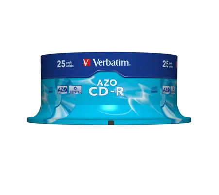 Verbatim CD-R AZO Crystal 700 Mo 52x 25 pièce(s - Accessoire Stockage - visuel 2