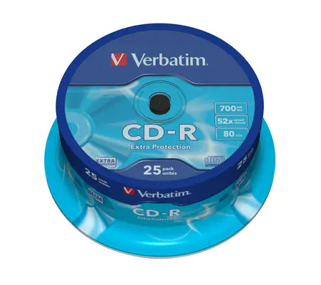 Verbatim CD-R Extra Protection 700 Mo 52x 25 pièce(s - Accessoire Stockage - visuel 2