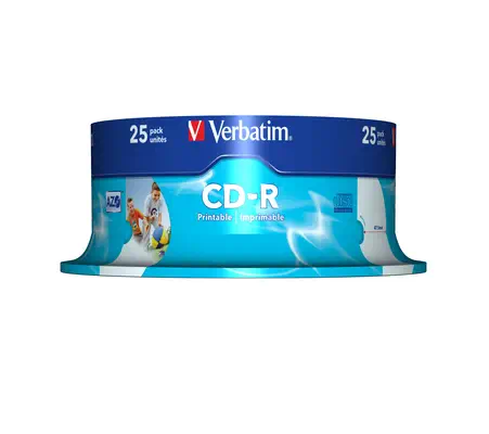 Verbatim CD-R AZO Wide Inkjet Printable  - Accessoire - Accessoire Stockage - visuel 2