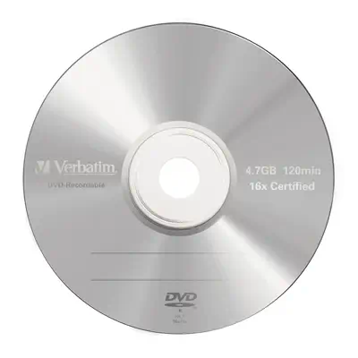 Verbatim DVD-R Matt Silver 4,7 Go 5 pièce(s) - Accessoire Stockage - visuel 1