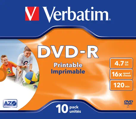 Verbatim 43521 DVD vierge 4,7 Go DVD-R 10 pièce(s) - Accessoire Stockage - visuel 2