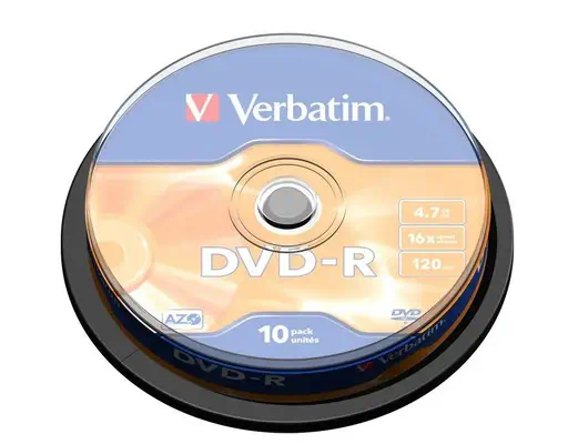 Verbatim DVD-R Matt Silver 4,7 Go 10 pièce(s) - Accessoire Stockage - visuel 1