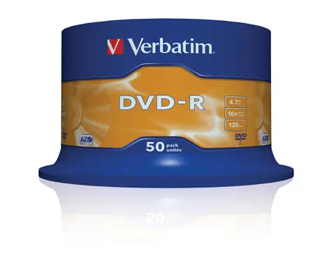 Verbatim DVD-R Matt Silver 4,7 Go 50 pièce(s) - Accessoire Stockage - visuel 2