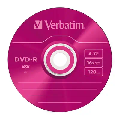 Verbatim DVD-R Colour 4,7 Go 5 pièce(s) - Accessoire Stockage - visuel 5