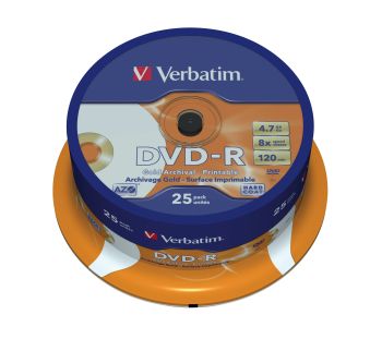 Vente Accessoire Stockage Verbatim DVD-R Archival Grade