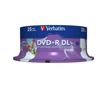 Verbatim 43667 DVD vierge 8,5 Go DVD+R DL 25 pièce(s) - Accessoire Stockage - visuel 3