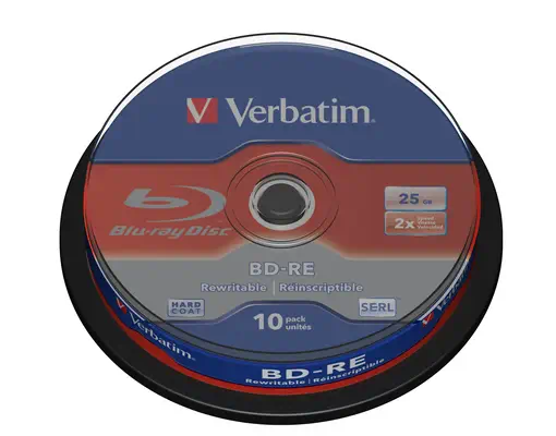 Verbatim BD-RE SL 25GB 2x 10 Pack Spindle  - Accessoire - Accessoire Stockage - visuel 2