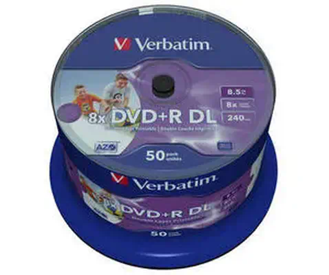 Verbatim 43703 DVD vierge 8,5 Go DVD-R 50 pièce(s) - Accessoire Stockage - visuel 1