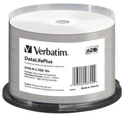 Verbatim DataLifePlus 4,7 Go DVD-R 50 pièce(s - Accessoire Stockage - visuel 1