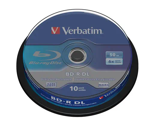 Verbatim 43746 disque vierge Blu-Ray BD-R 50 Go 10 pièce(s) - Accessoire Stockage - visuel 1