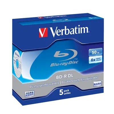 Verbatim 43748 disque vierge Blu-Ray BD-R 50 Go 5 pièce(s) - Accessoire Stockage - visuel 1