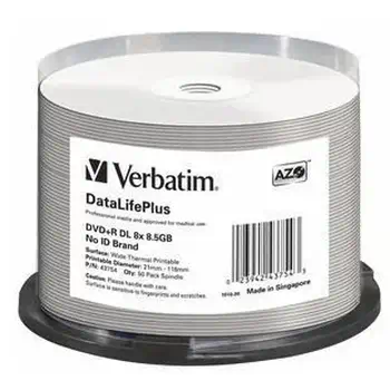 Verbatim DataLifePlus 8,5 Go DVD+R DL 50 pièce(s achat