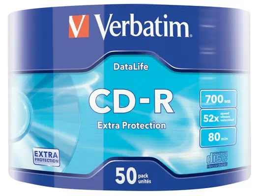 Verbatim CD-R Extra Protection 700 Mo 52x 50 pièce(s) - Accessoire Stockage - visuel 1
