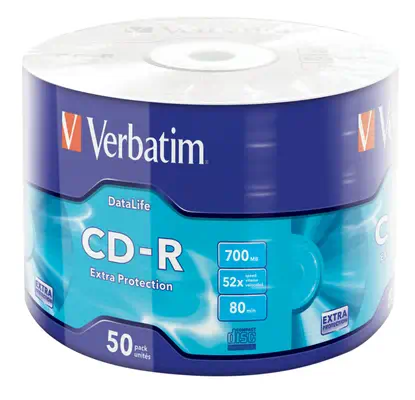 Verbatim CD-R Extra Protection 700 Mo 52x 50 pièce(s) - Accessoire Stockage - visuel 2