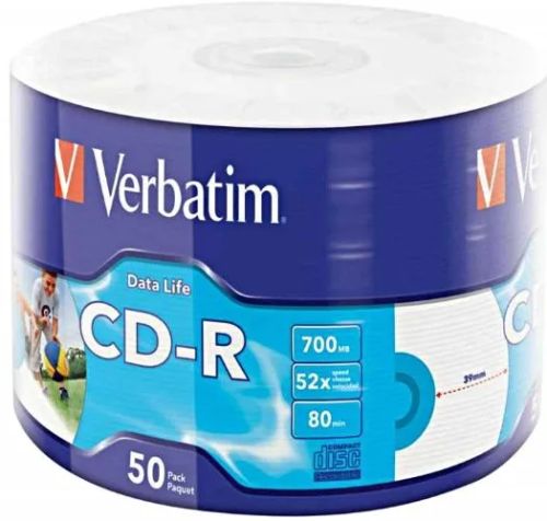 Vente Verbatim 50x CD-R au meilleur prix