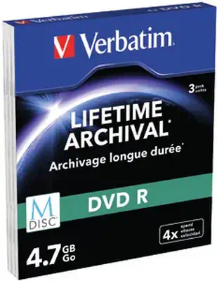 Verbatim 4.7GB DVD-R  - Accessoire Stockage - visuel 1
