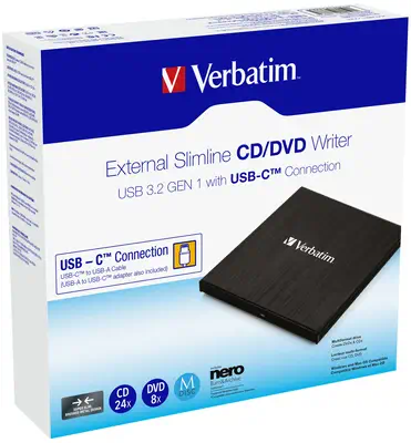 Verbatim 43886 lecteur de disques optiques DVD±RW Noir - Lecteur Optique - visuel 7