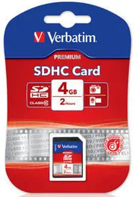 Verbatim SDHC 4GB  - Carte Mémoire - visuel 1