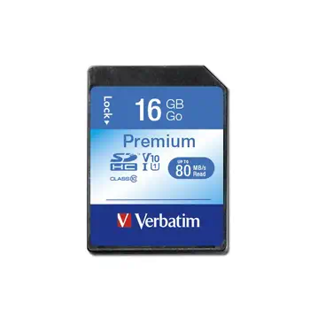 Livraison gratuite Carte Mémoire Verbatim 16 Go