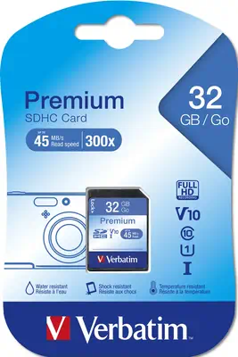 Verbatim Premium 32 Go SDHC Classe 10 - Carte Mémoire - visuel 2