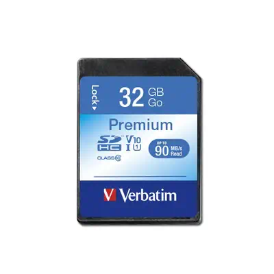 Verbatim Premium 32 Go SDHC Classe 10 - Carte Mémoire - visuel 1
