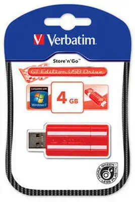 Verbatim GT Edition USB Drive 4GB - Red  - Adaptateur - Adaptateur stockage - visuel 2