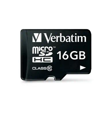 Verbatim Premium 16 Go MicroSDHC Classe 10 - Carte Mémoire - visuel 2
