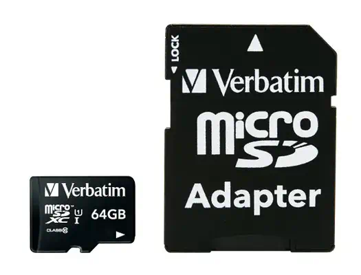 Verbatim Premium 64 Go MicroSDXC Classe 10 - Carte Mémoire - visuel 1