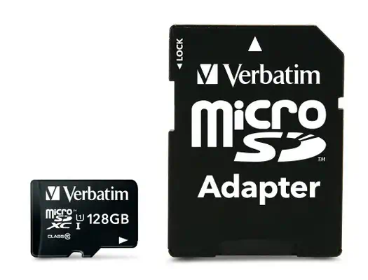 Verbatim Premium 128 Go MicroSDXC UHS-I Classe 10 - Carte Mémoire - visuel 1