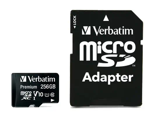 Verbatim Premium U1 256 Go MicroSDXC UHS-I Classe 10 - Carte Mémoire - visuel 2