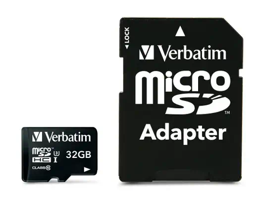 Verbatim Pro 32 Go MicroSDHC UHS Classe 10 - Carte Mémoire - visuel 1