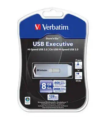 Verbatim Store 'n' Go USB Executive 8GB  - Adaptateur - Adaptateur stockage - visuel 2