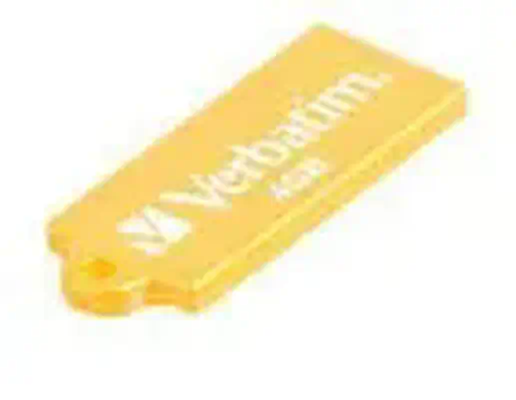 Verbatim Micro USB Drive 4GB - Sunkissed Yellow - Adaptateur stockage - visuel 1