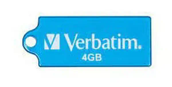 Micro USB Drive 4GB - Caribbean Blue - Verbatim - Adaptateur stockage - visuel 4