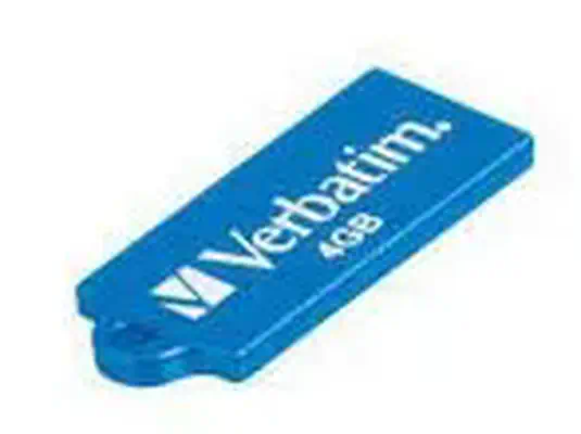 Micro USB Drive 4GB - Caribbean Blue - Verbatim - Adaptateur stockage - visuel 1
