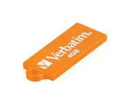Verbatim Micro USB Drive 4GB - Volcanic Orange - Adaptateur stockage - visuel 1