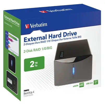 Verbatim 2TB RAID Hard Drive  - Disque dur Externe - visuel 8